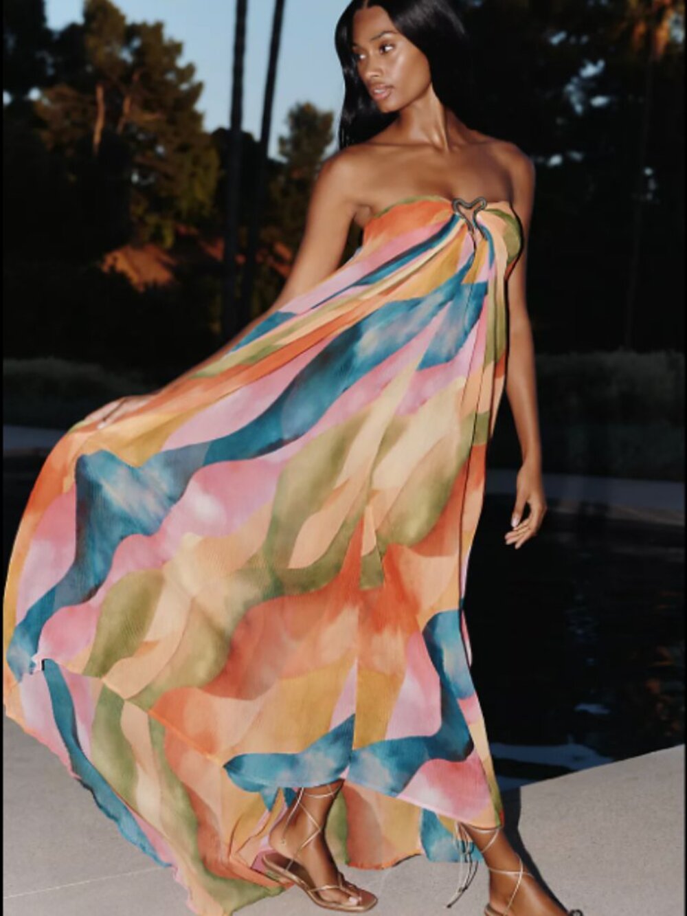 Anthropologie Villa Fresca Gaia Strapless Dress - NWT - Size 3x/4x - Price Firm